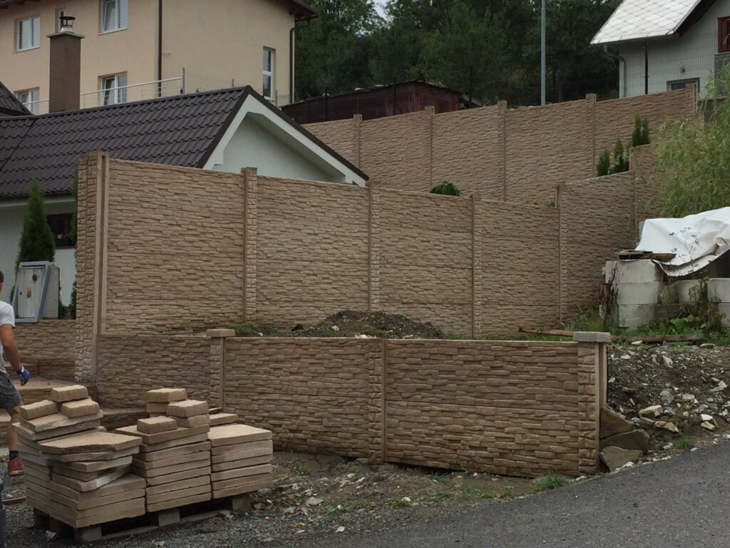 Realizácia Tvrdošín - Betónový plot vzor číslo 1 05.08.2019 - 8