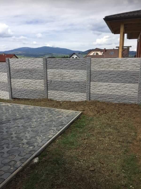 Realizácia Rabča - Betónový plot vzor číslo 1 5.5.2019 - 3