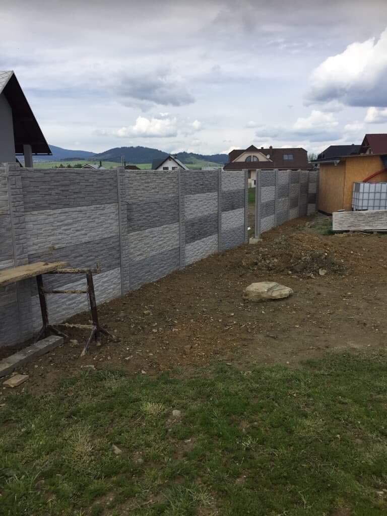 Realizácia Rabča - Betónový plot vzor číslo 1 5.5.2019 - 7