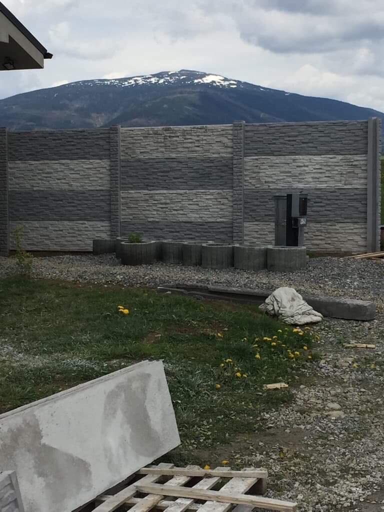 Realizácia Rabča - Betónový plot vzor číslo 1 5.5.2019 - 9